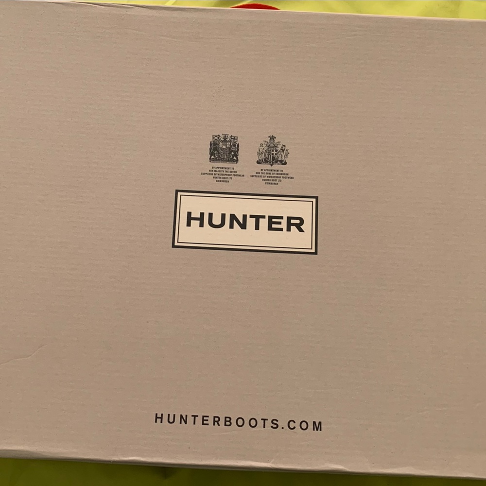 Hunter Woman tall Black rain boots sz10